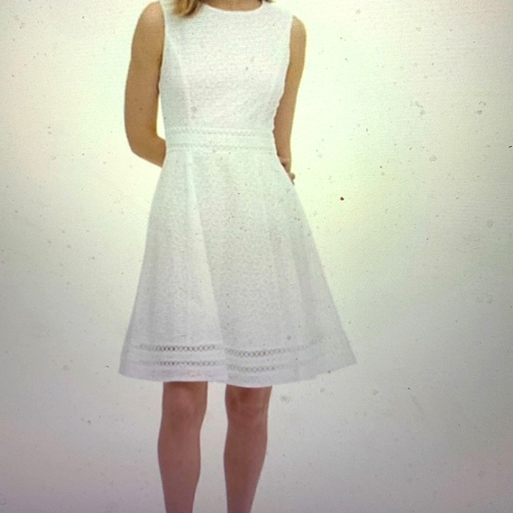 Calvin Klein Cotton Lace Dress